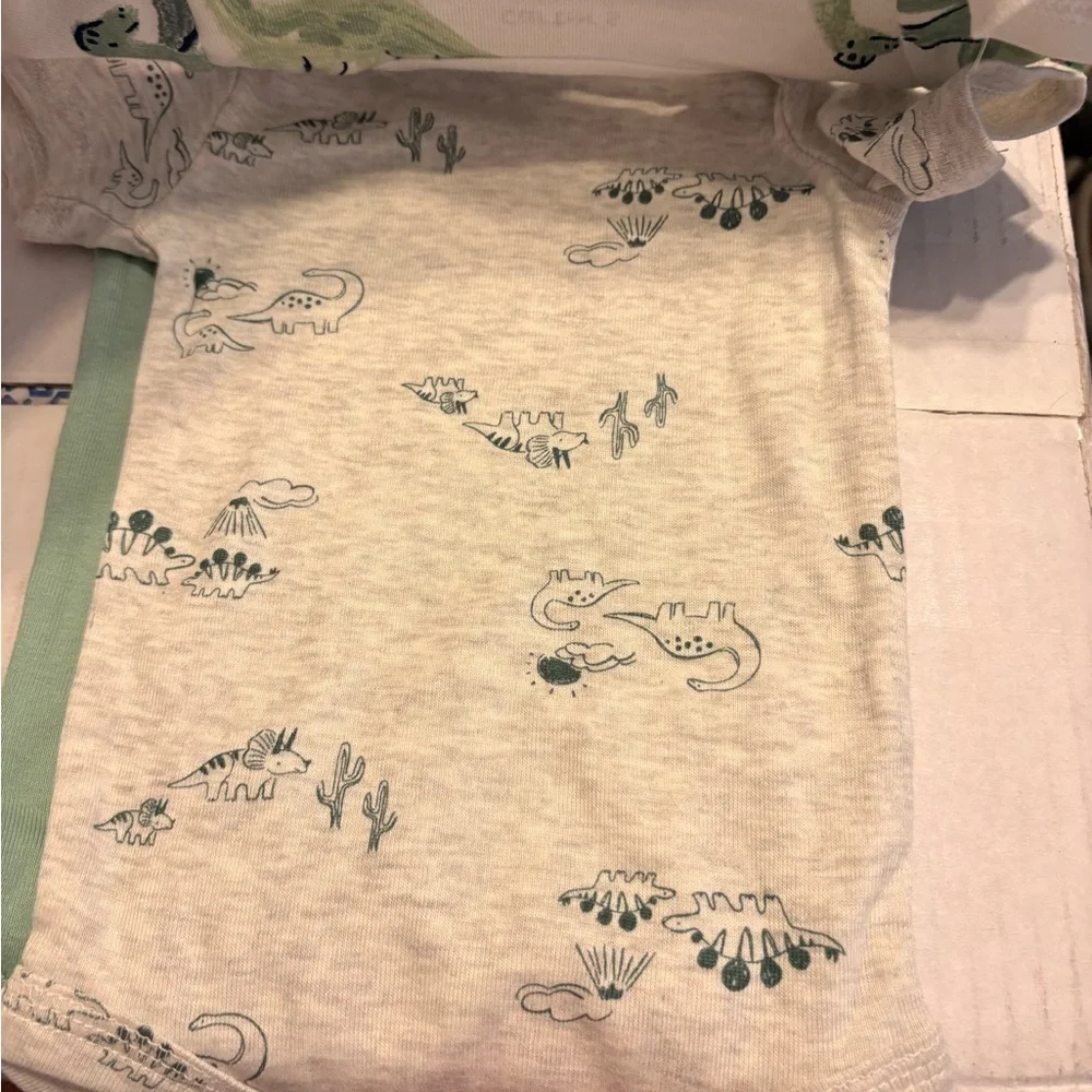 Carter's Green Dinosaur Print Kids Tee